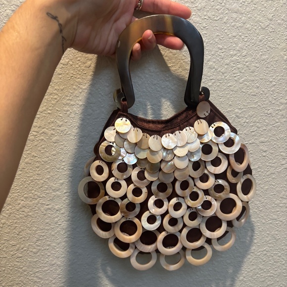 Mother of pearl bag - Picture 1 of 6